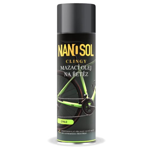 Mazací olej na řetěz CLINGY od Nanosol.